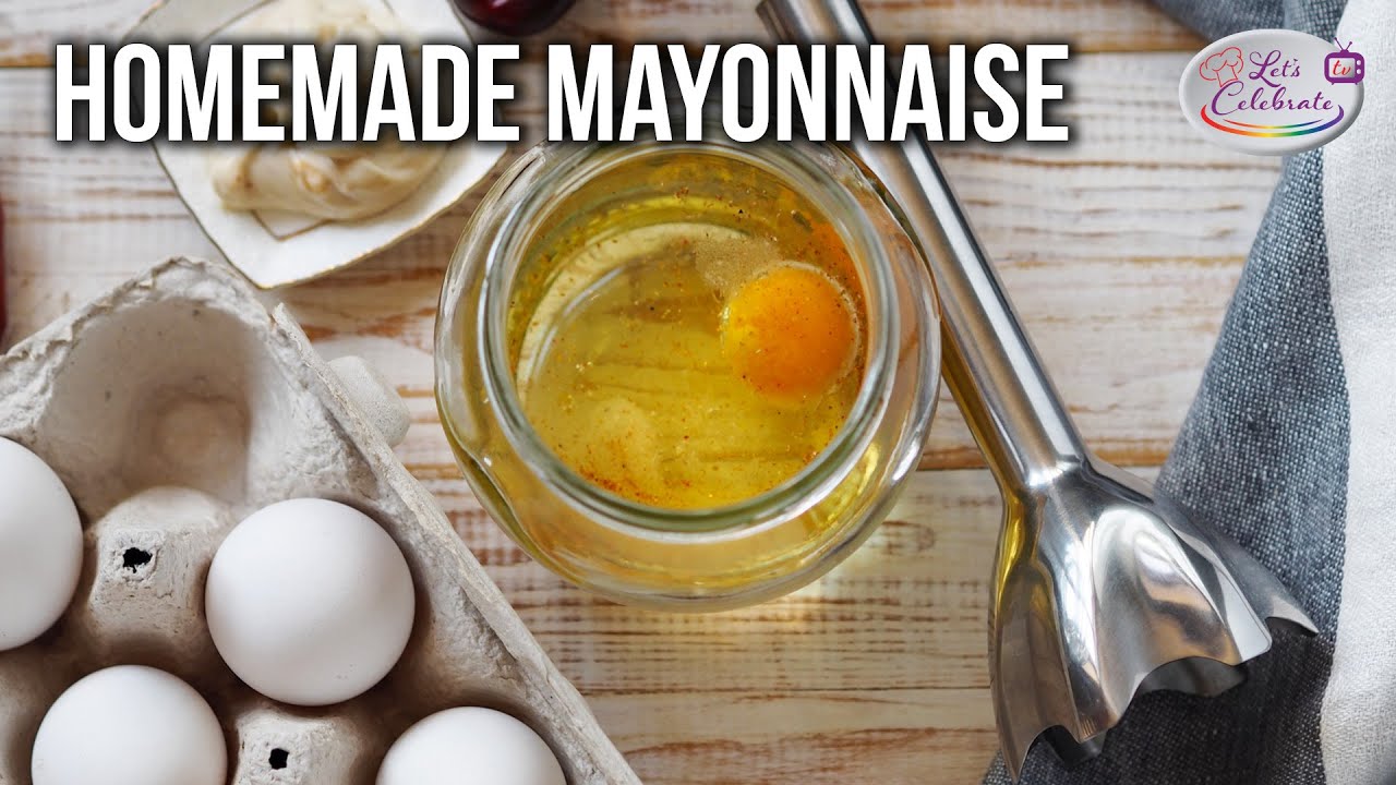 Making Homemade Mayonnaise With An Immersion Blender In 1 Minute Let