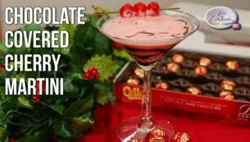 Chocolate Covered Cherry Martini – A Holiday in a Glass.