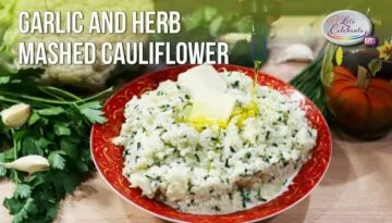 Garlic and Herb Mashed Cauliflower
