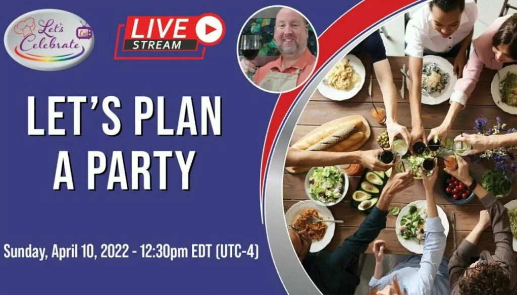 Let’s Celebrate TV Live – Let’s Plan a Party