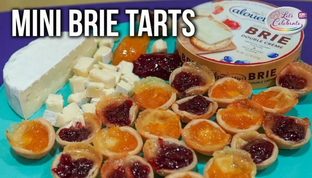 Mini Brie Tarts – Cherry, Apricot and Cranberry Brie Bites