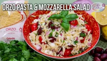 Orzo Pasta and Mozzarella Salad – An Easy Summer Salad