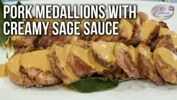 Pork Tenderloin Medallions with Creamy Sage Sauce