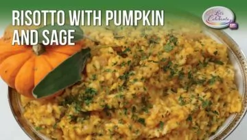 Quick Pumpkin Sage Risotto for Fall and Halloween Vibes