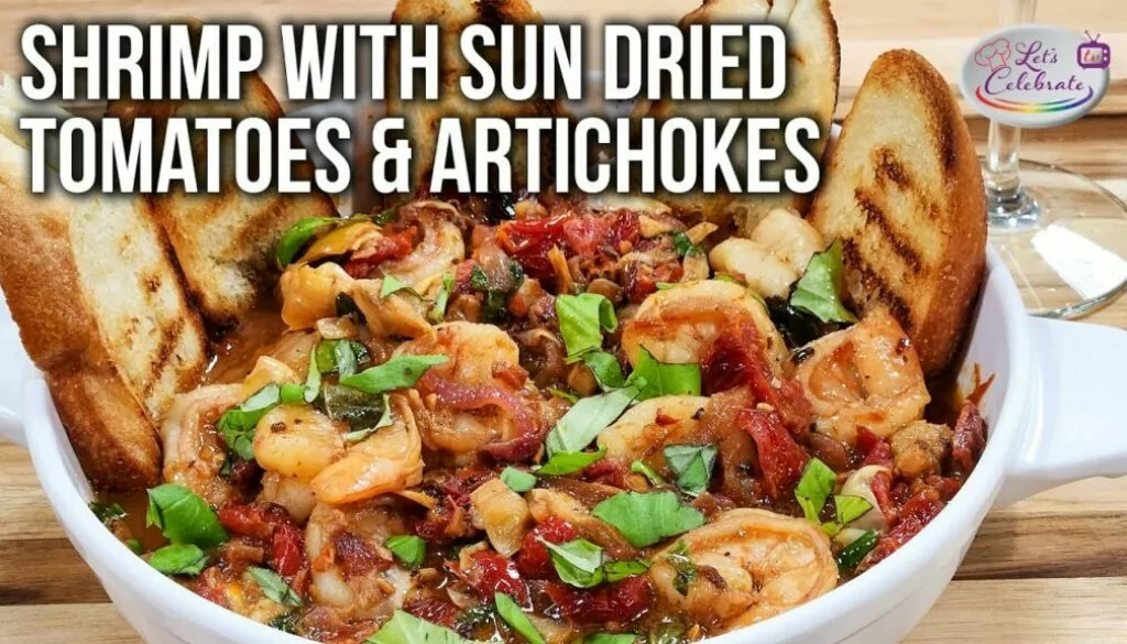 Shrimp with Sun Dried Tomatoes and Artichokes