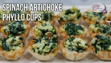 Spinach Artichoke Phyllo Cups – a Warm and Cheesy Appetizer