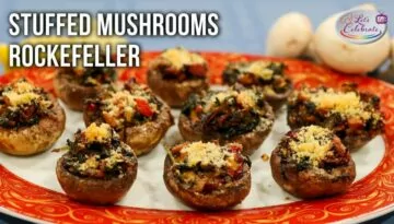 Stuffed Mushrooms Rockefeller – A One Bite Appetizer
