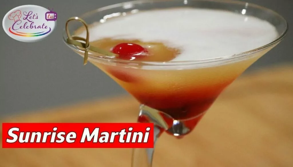 Sunrise Martini – Coconut Rum and Pineapple Juice
