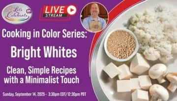 Cooking in Color Series – 🍚Bright Whites: Clean, Simple Recipes with a Minimalist Touch