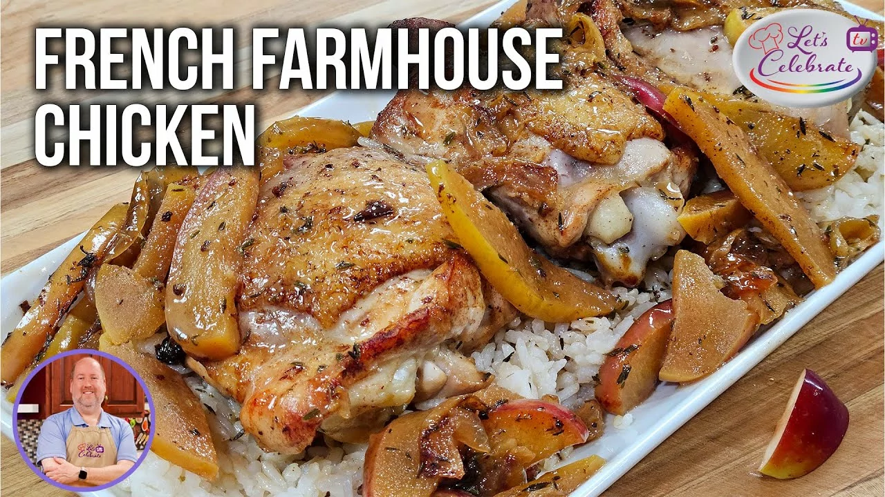 French Farmhouse Chicken – Apples, Onions & Simple Ingredients