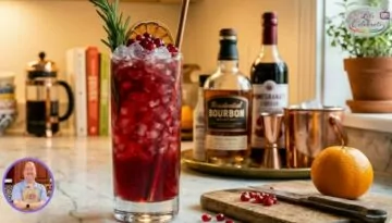 Bourbon Pomegranate Smash – Fancy Look, Easy Pour