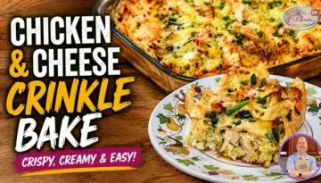Chicken & Cheese Crinkle Bake – The Crispy Phyllo Dinner