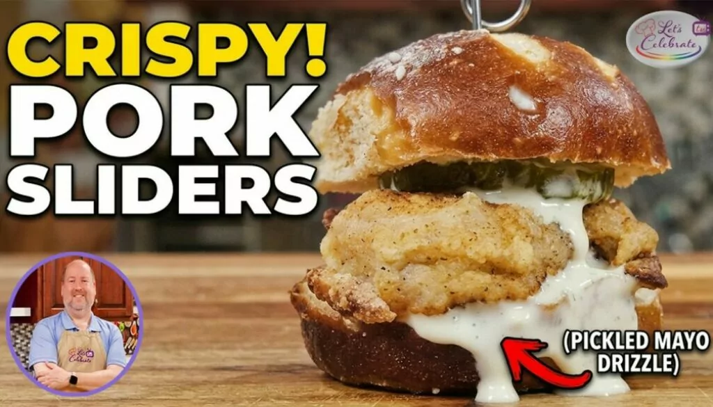 Crispy Fried Pork Sliders with Pickled Mayo | Insanely Delicious