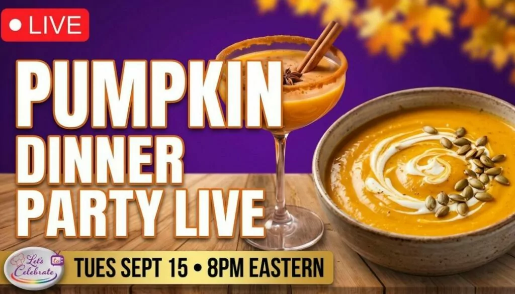 Cozy Fall Pumpkin Dinner Party: 4 Easy Courses from Cocktail to Dessert
