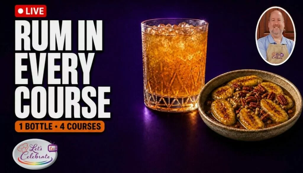Rum in Every Course LIVE: 4 Easy Recipes from Cocktail to Dessert