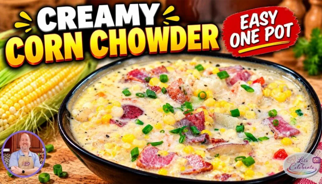 Creamy Corn Chowder from Scratch – Easy One Pot Dinner